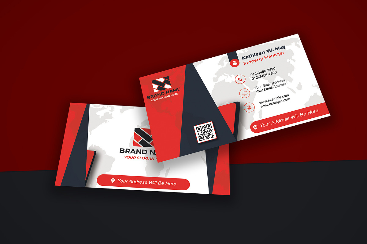 Elegant Minimal Card Template preview 2