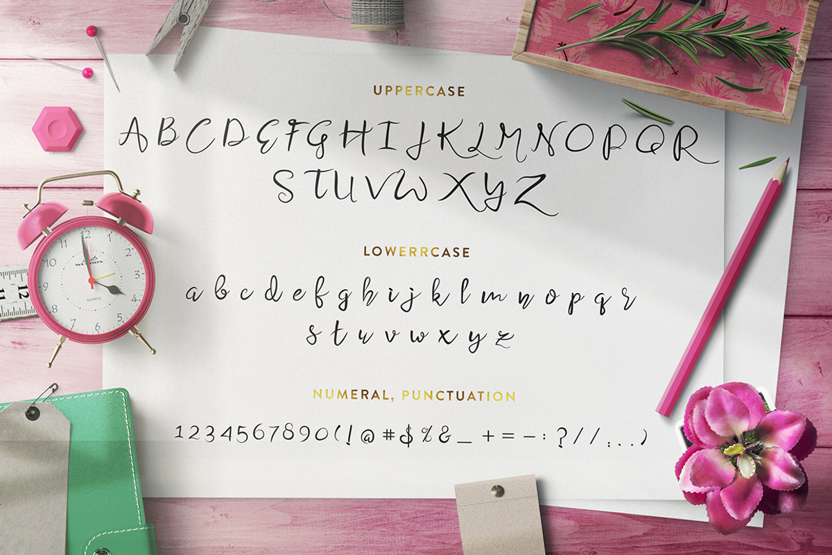 Foxymist Typeface preview 2
