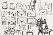 Wedding Clipart Icons Line Art black, a Person Illustration by artinspirestudio (Thumbnail 5 of 9)