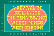 Nomadic - Reverse Display Font, a Handwritten Font by Letterhend Studio (Thumbnail 2 of 9)