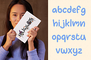 Cummy handwriting font, a Handwritten Font by JJuta (Thumbnail 2 of 5)