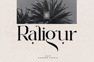 Raligur Serif Font