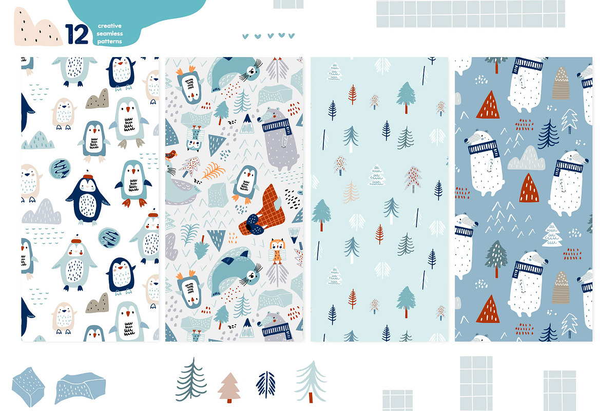 Nordic. Graphic collection, a Pattern Graphic by solmariart (Photo 4 of 11)