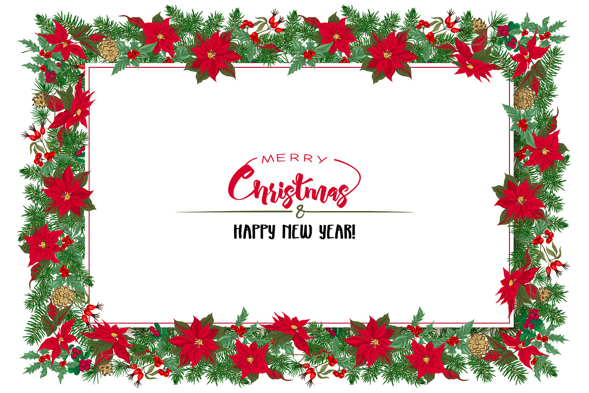 Christmas Wreath Elements Set, an Object Graphic by Elen-Lane (Photo 2 of 6)