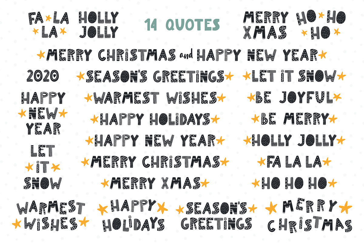 Christmas Bundle Cute Illustrations, a Seasonal Illustration by sceptical cactus (Photo 8 of 62)