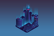 Isometric Building Set 11 Designs, a Work Illustration by Peacock_design (Thumbnail 6 of 12)