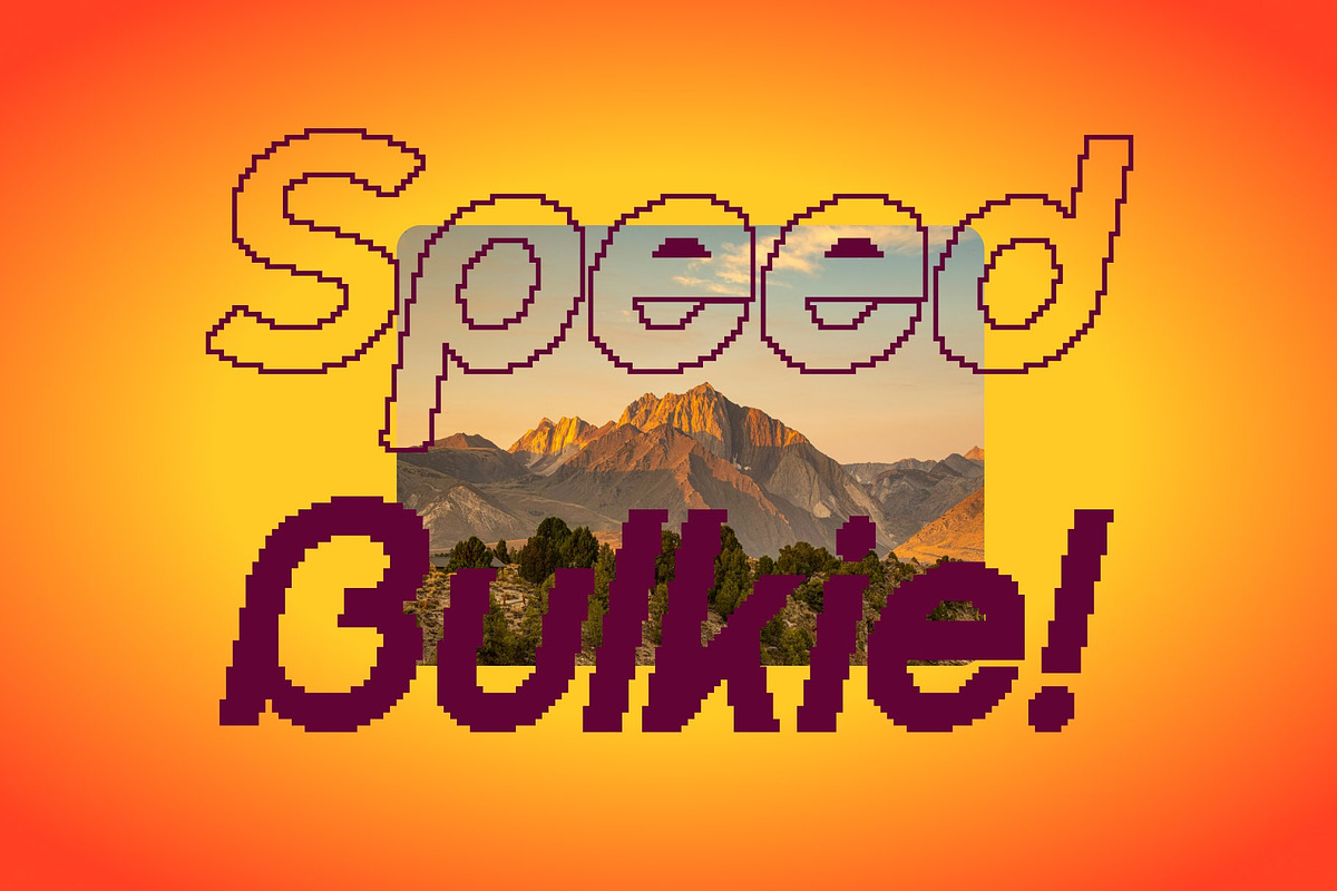 CS Mollwish Pixel, a Sans Serif Font by Craft Supply Co. (Photo 6 of 8)