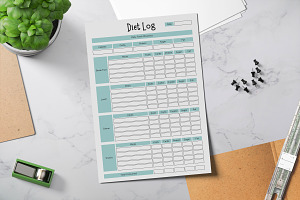 Minimal Diet, Food Log, Diet Planner