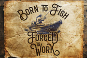 Fishery Vintage Label Font, a Serif Font by JumboDesign (Thumbnail 5 of 5)
