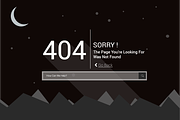 Material Design 404 Page, a Websites & App Template by Saif71 - Shop (Thumbnail 5 of 6)
