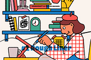 Rough Craft 11 VECTOR Brushes, a Brush Add-On by Studio Mei Design (Thumbnail 13 of 13)