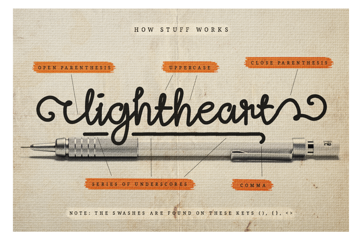 Oh Wonderful, Lightheart-Collection, a Sans Serif Font by The Branded Quotes (Photo 10 of 11)