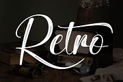 Retro | Script Font, a Handwritten Font by Scratchones (Thumbnail 1 of 9)