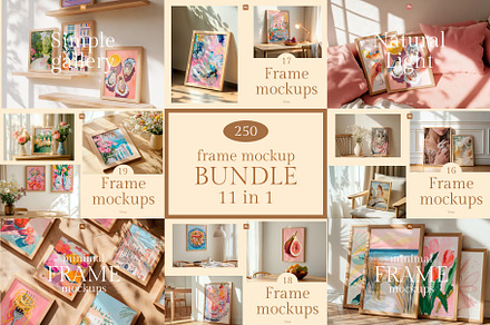 Frame Mockup Bundle — 250 Mockups