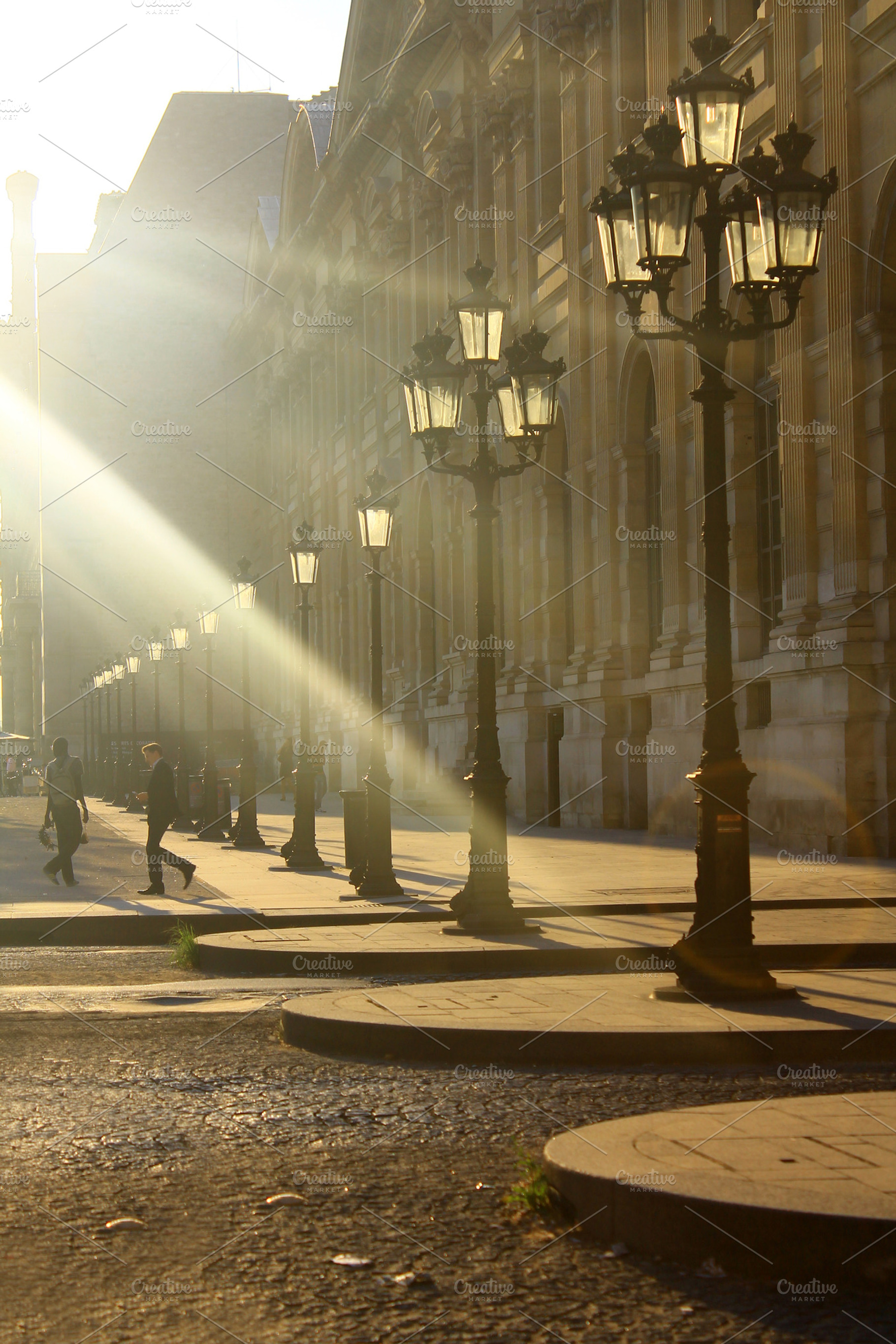 Sunset over the Louvre,Paris, an Architecture Photo by VIBE Collective