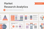Market Research Analytics PowerPoint, a Presentation Template by HiSlide.io (Thumbnail 1 of 4)