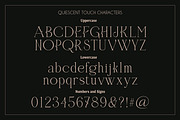 Quiescent Touch Elegant Serif Font, a Serif Font by Struvictory.art (Thumbnail 4 of 9)