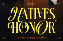 Natives Honor Elegant Hybrid Serif