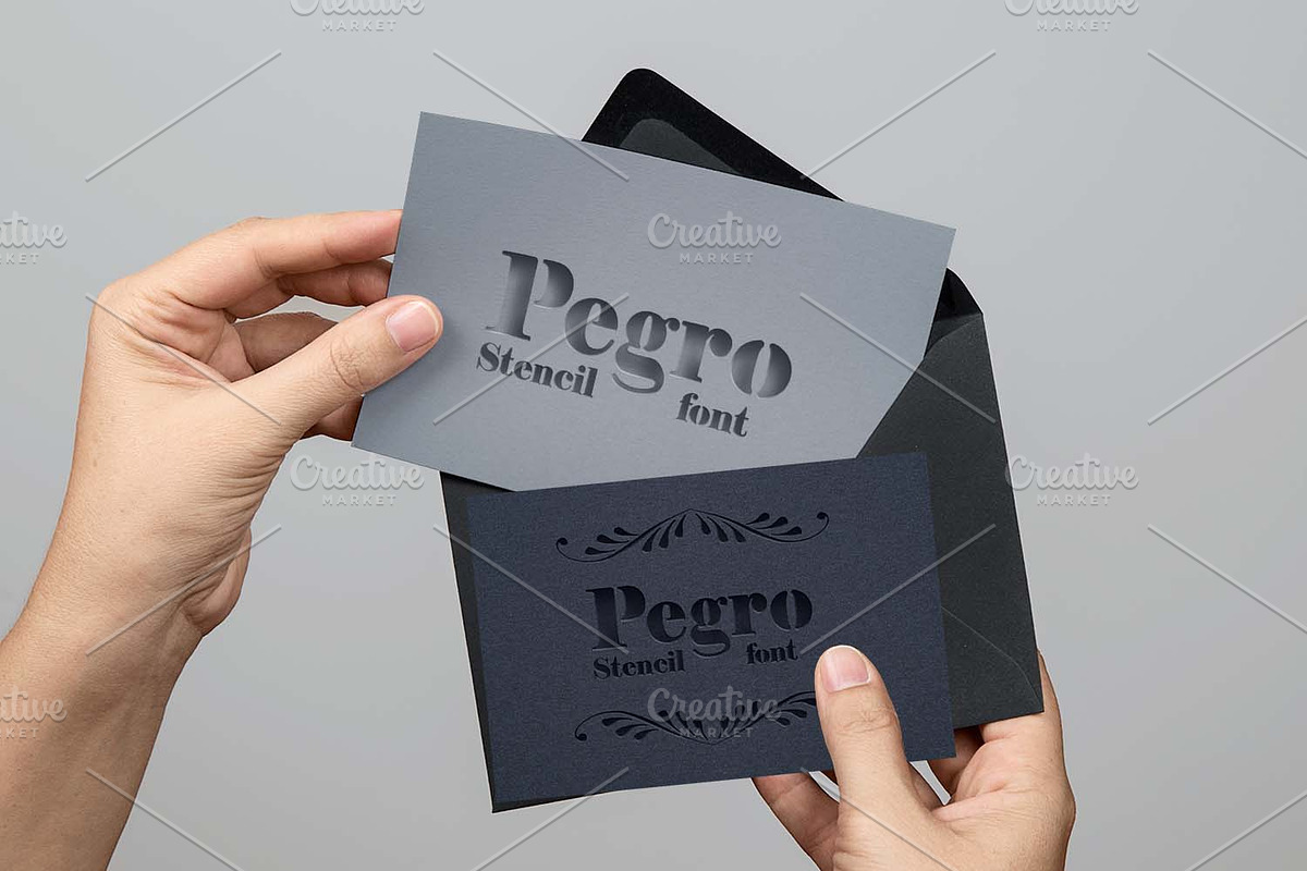 Pegro Stencil preview 3