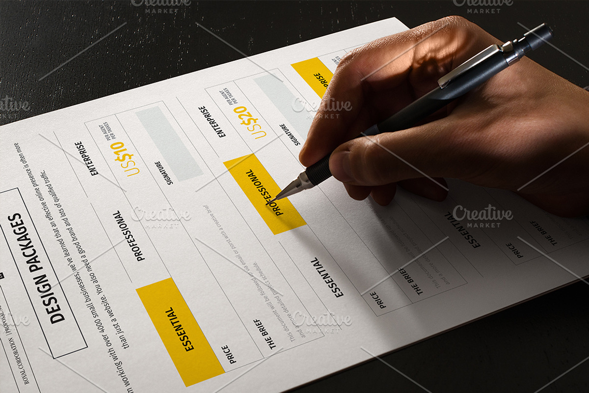60+ Pages Bundle Proposal Pack -30%, a Stationery Template by Mastergfx (Photo 24 of 56)