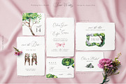 Forest Wedding Suite BUNDLE, an Invitation Template by Aquarellina (Thumbnail 13 of 17)