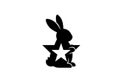 Cute Easter Bunny Silhouette bundle, an Illustration by Artivon (Thumbnail 37 of 51)