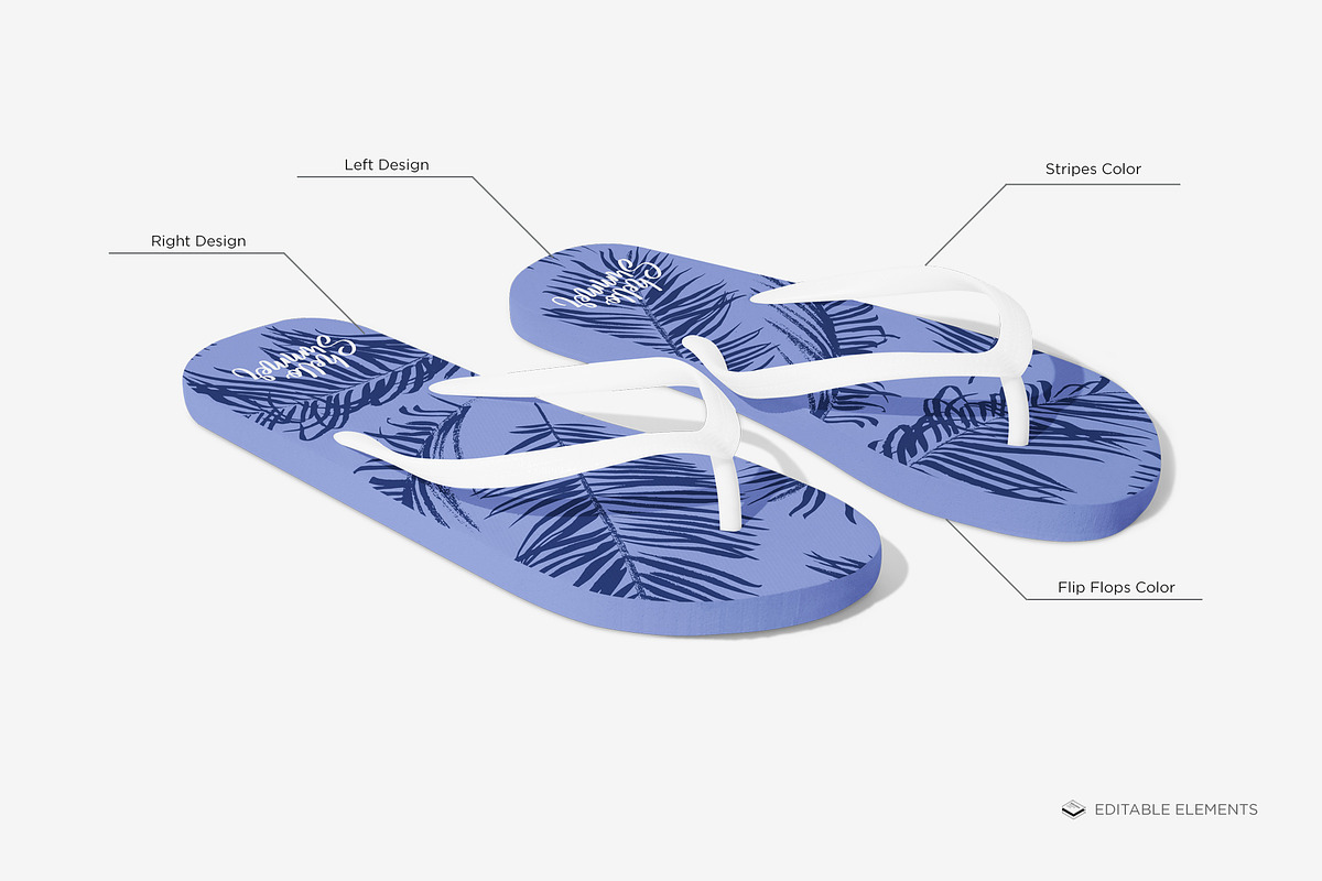 Flip Flops Mock-up, an Apparel Mockup by Branda Keeps (Photo 4 of 17)