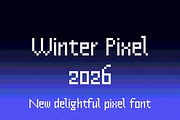 Winter Pixel 2026, a Sans Serif Font by Suolahti Type (Thumbnail 1 of 7)