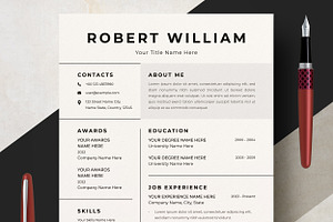 Stylish Resume for Career Growth, a Resume Template by ResumeInventor