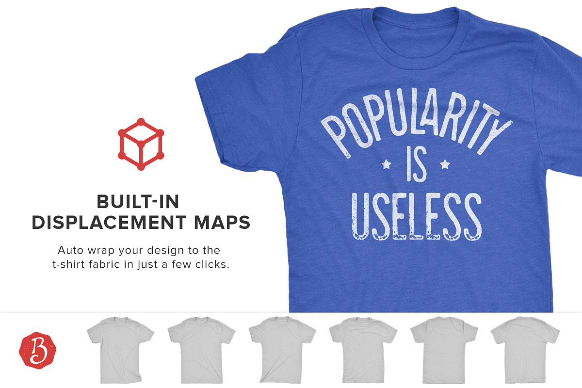 Next Level Tri-Blend T-Shirt Mockups, a Shirt Mockup by Brent Galloway (Photo 3 of 5)