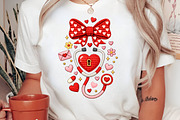 Faux Crochet Valentine Nurse Coquett, an Illustration by Libby Wishes (Thumbnail 4 of 6)