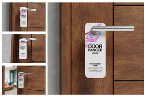 Door Hanger Mockup, a Mockup by Hazzpro_Std