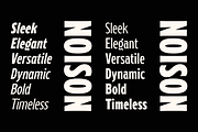 Noison Font Family, a Sans Serif Font by LoneArmy (Thumbnail 3 of 12)