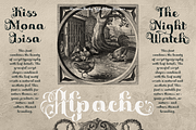 Rosavello Font, a Blackletter Font by TypeClassHeroes (Thumbnail 7 of 10)