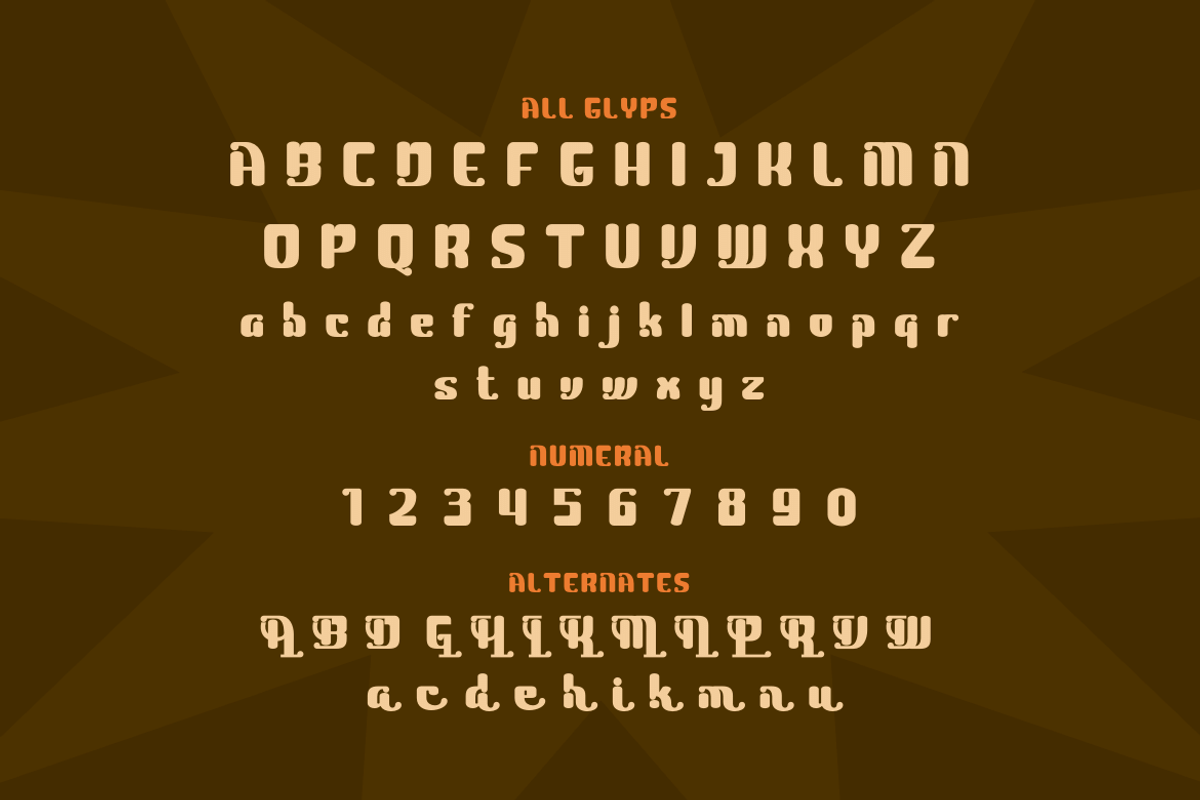 Blagak | Groovy Retro Font, a Font by twinstd (Photo 11 of 12)