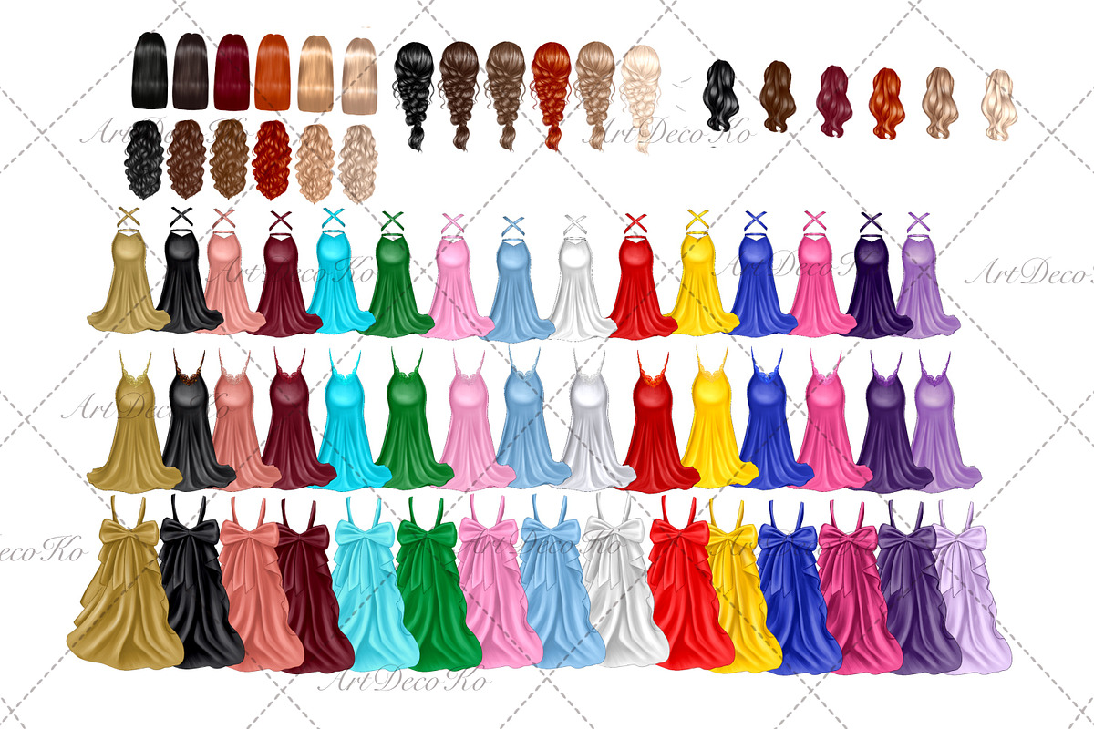 Fashion girl plus size, bridesmaids, a Person Illustration by DekoArt (Photo 2 of 5)