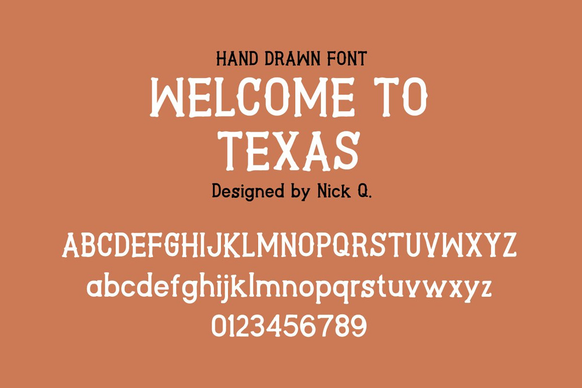 Texas Font Bundle, a Font by nickqtx (Photo 3 of 9)