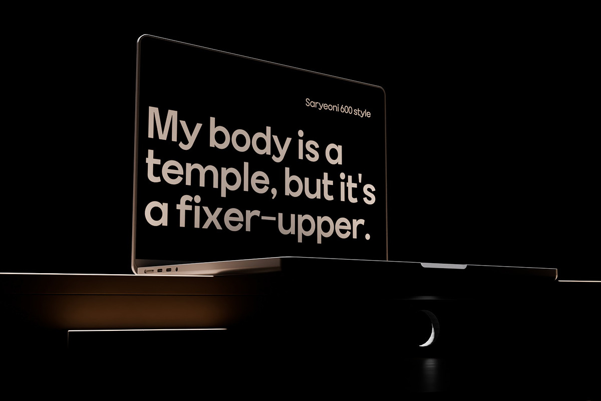Saryeoni Sans Font Family, a Sans Serif Font by Ryul Davidson (Photo 7 of 11)