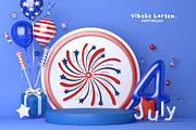 4th of July Clip Art - Celebrate, an Illustration by Poppydesign (Thumbnail 5 of 5)