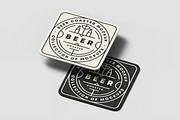 Beer Coaster Mock-up, an Advertising Mockup by zippypixelstudio (Thumbnail 11 of 15)