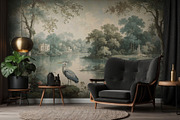 Panoramic Antique Landscape, a Background Graphic by by creative paper (Thumbnail 4 of 7)