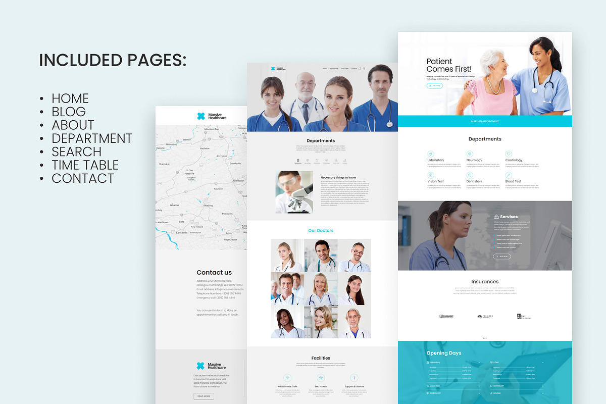 Medical & Healthcare WordPress Theme, a WordPress Template by Pixflow (Photo 3 of 11)