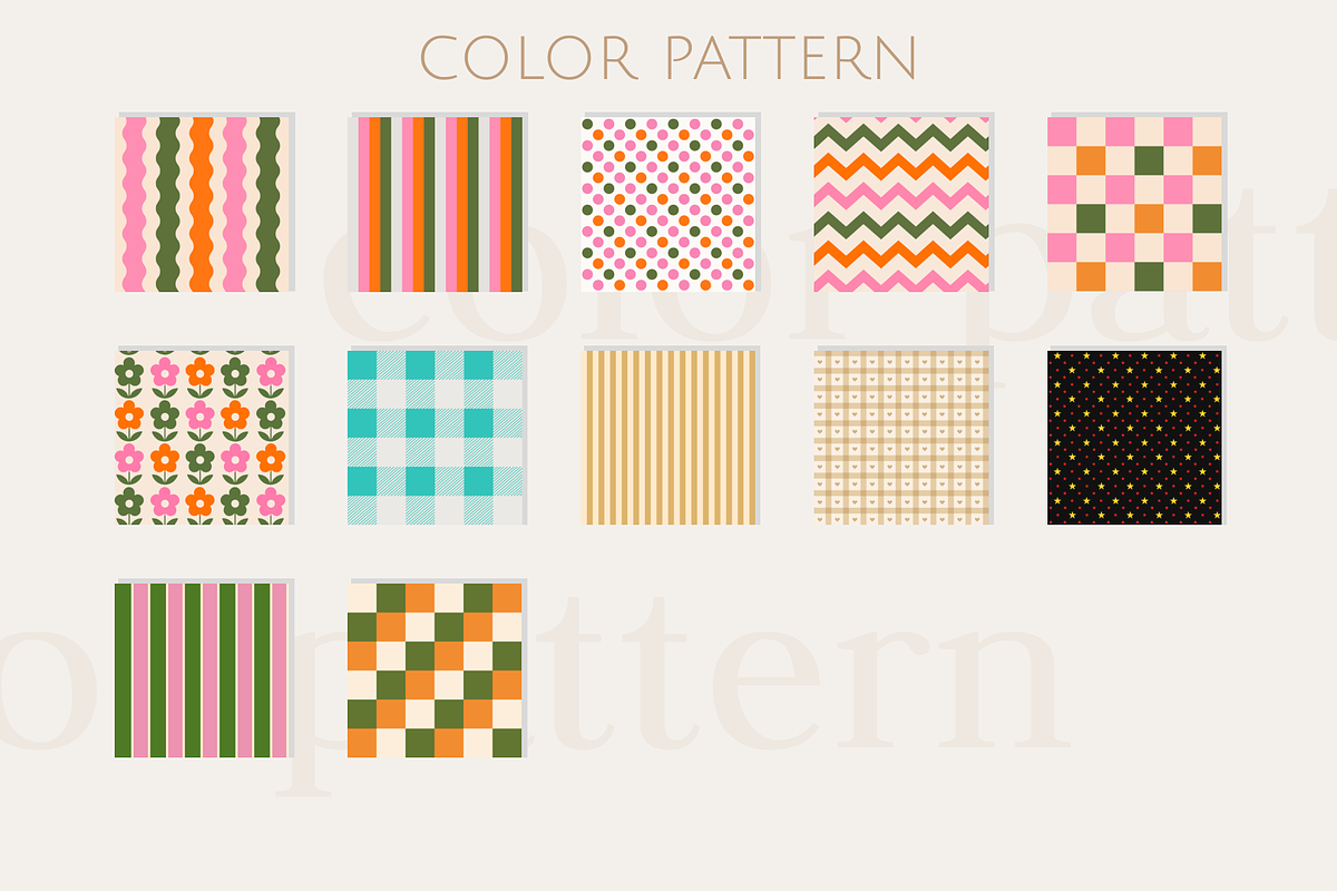 Factory Pattern Pack, a Pattern Graphic by Casa Mandarina (Photo 5 of 12)