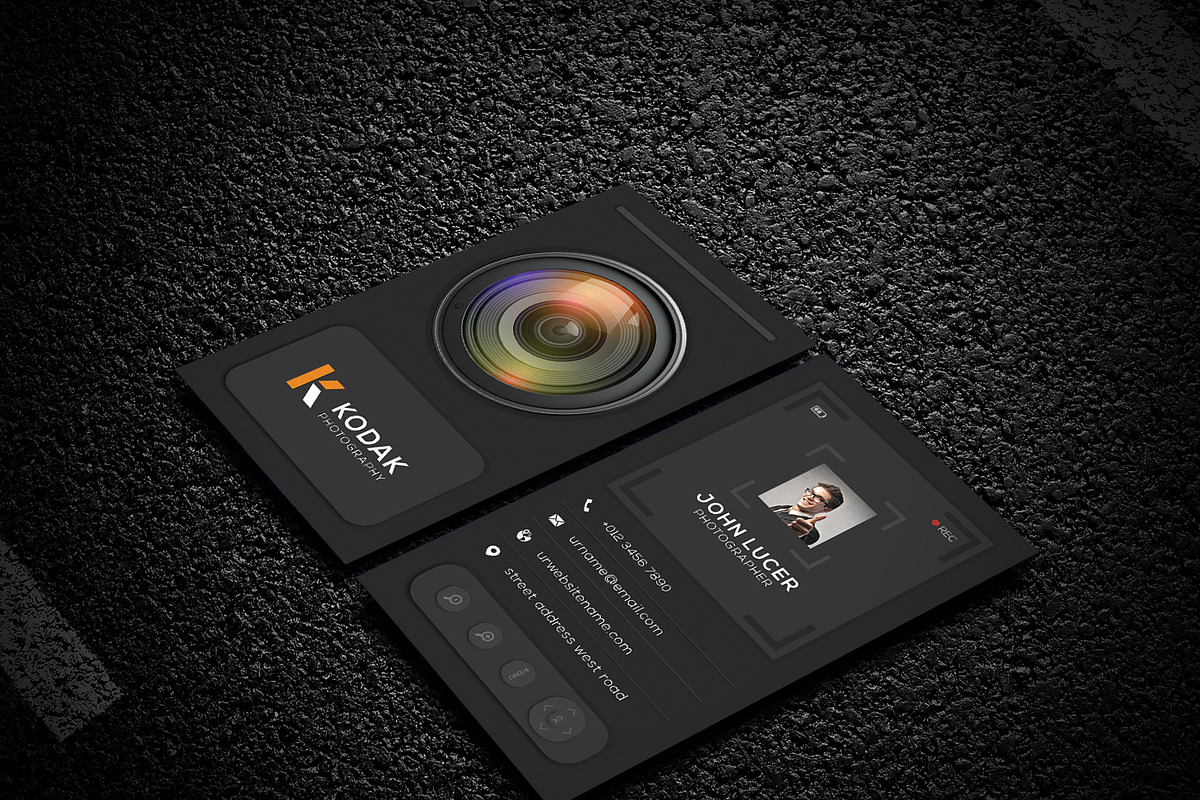 Portrait Photography Business Card, a Business Card Template by Creative_Arts (Photo 2 of 4)