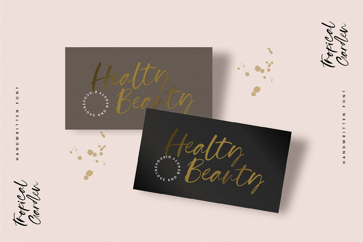 Tropical Garden, a Handwritten Font by Papermode Co. (Photo 3 of 7)