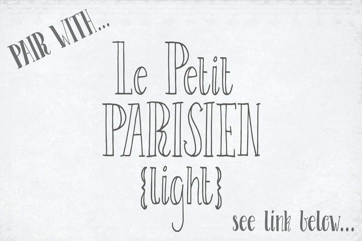 Le Petit Parisien Font preview 5