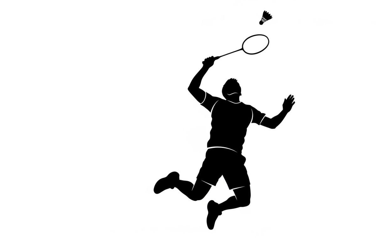 Badminton Smash Silhouettes, an Illustration by Amazin_art (Photo 9 of 31)