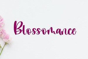 Blossomance Handwritten Font