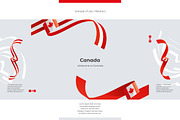 Canada flag ribbon vector, a Templates & Theme by Simbos (Thumbnail 9 of 9)