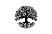 Decorative Tree of Life Vector Set, an Illustration by Creativeshirt (Thumbnail 7 of 13)